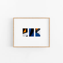 Charger l&#39;image dans la galerie, Composition Bleue, Orange et Noire 