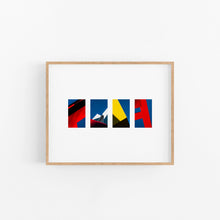 Charger l&#39;image dans la galerie, Composition Bleue, Rouge et Jaune 